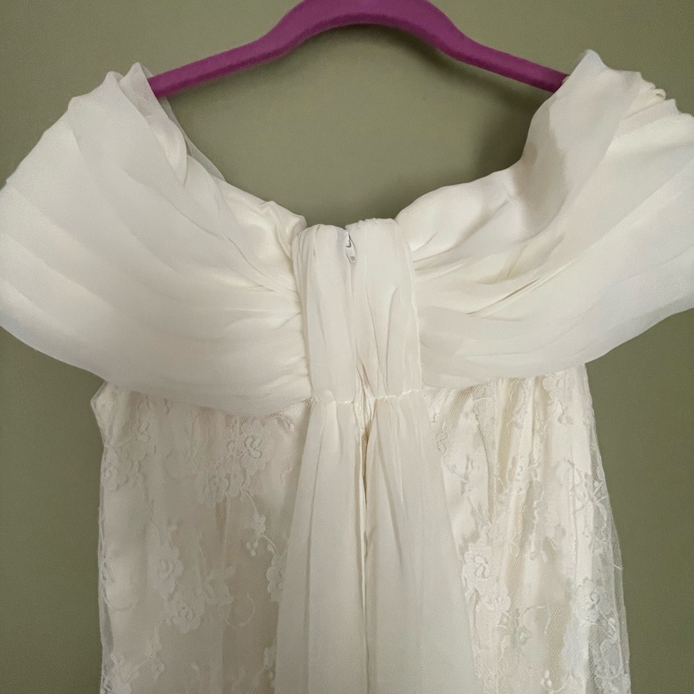 VTG Scott McClintock Lace Dress Sz 10 - Picture 6 of 12